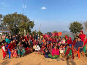 Women in one of the self-help groups