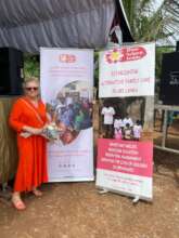 Lynn at our book ceremony