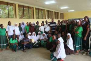 Mtwara Tech. Students and SDA staff in a picture