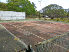 Tennis court and Basketball pitch