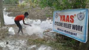 Our Efforts- Spreading Lime & Bleaching