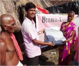 Tarpaulins to affected people