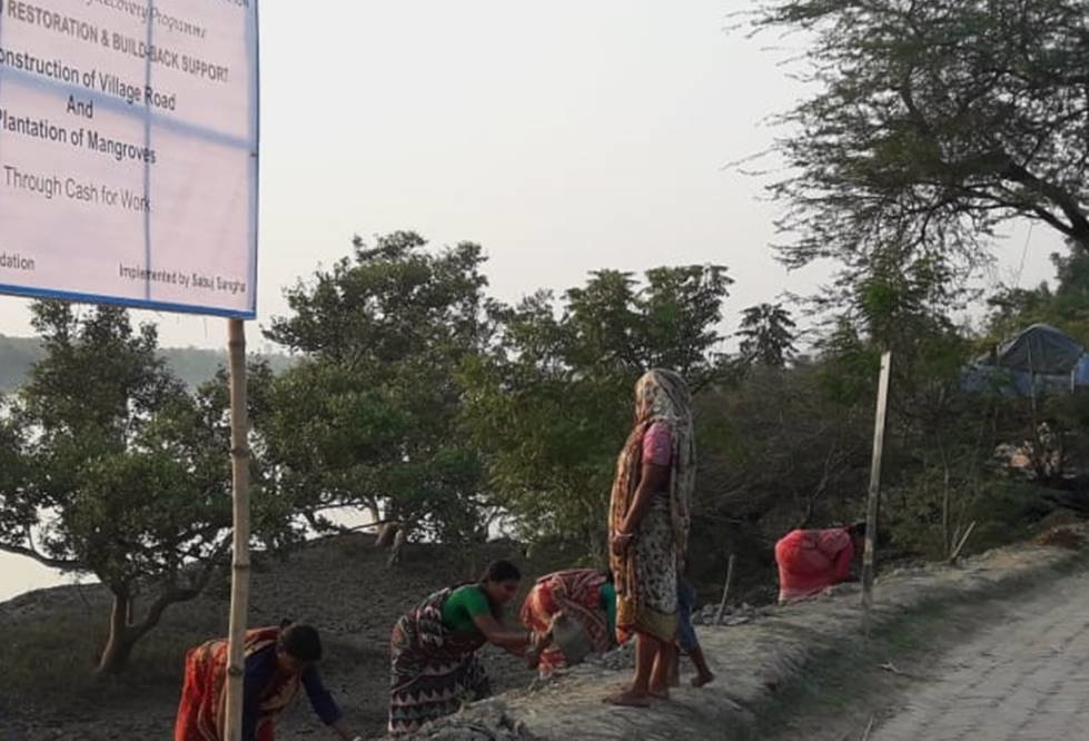 Cleaning & Repairing Road Together