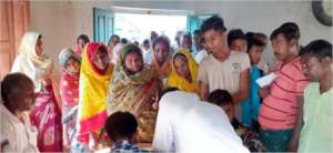 Rush at Relief Distribution