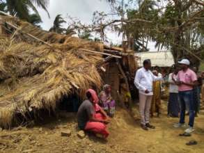 A home destroyed by the cyclone