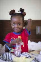 The grin of a happy BethanyKids pediatric patient.
