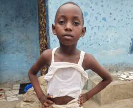 Patrick, a product of Dr. Lebbie's work!