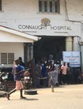 Dr. Lebbie works at Connaught Hospital in Freetown