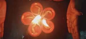Deepam butter lamps