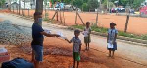 Distribution of worksheets and books