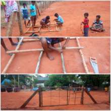 Gate making for the new sports ground