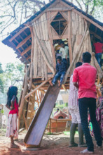 Tree house play area
