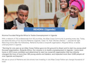 Atlas Corps Alumna Rehema (Uganda)