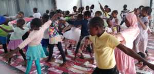 Kibera Ballet Dancers during training