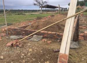 The breaking of the ground of the new orphanage