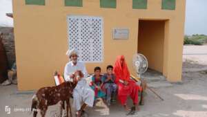 Goat and new home for Family