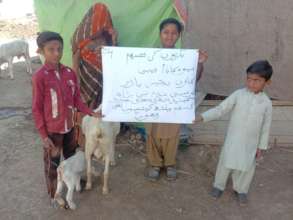 Widow Getting her Goat