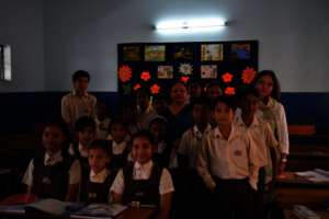 Build a library for school children in New Delhi