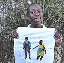 Kundai uses embroidery to denounce child marriage