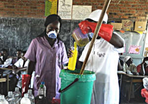 WAP girls learn to make Clean Girl soap in Harare