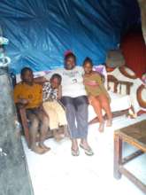 Aunty Esther at home with the children