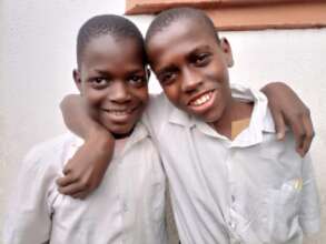 Happy children at our local school