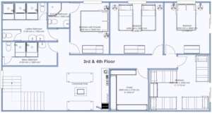 Plans for the Guesthouse floors