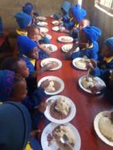 Enjoying a meal with friends