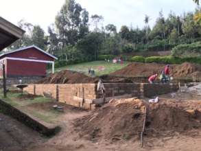Walls are going up