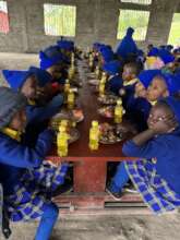 Sharing a meal with friends