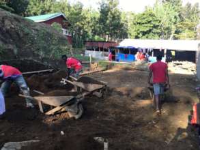 Clearing the area
