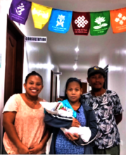 This birth officially opened the new Birth Center!