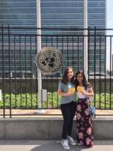 Rene and Yasmine at UN