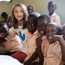 School Ambassador Malin in Haiti