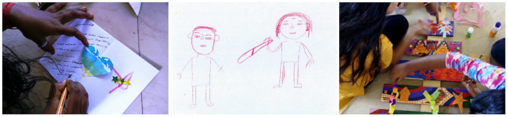 Arts Therapy for 30 sexually abused girls in India