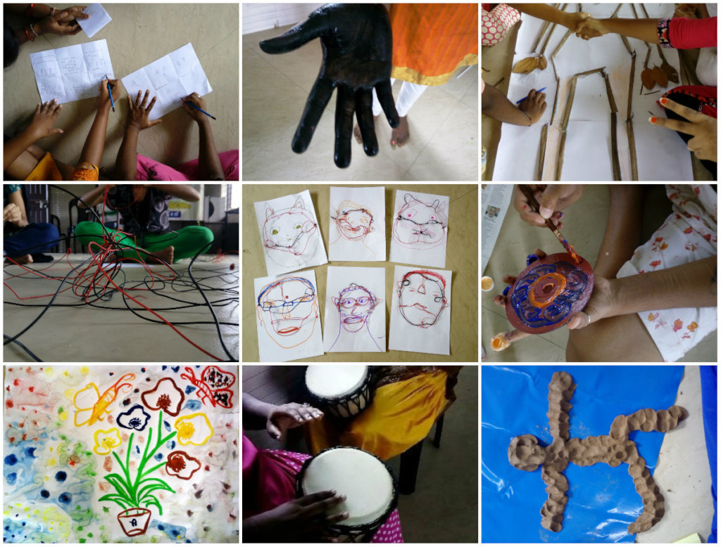Arts Therapy for 30 sexually abused girls in India