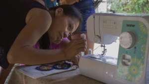 Improving the sewing mashine technique