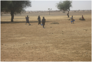 Students on their long journey back home.