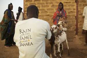 RAIN staff member Koini in husbandry training