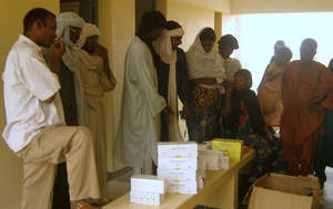 Clinic with medicines in Gougaram