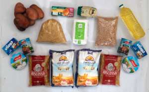 Food items for each parcel