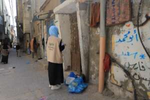 Other families received food supplies at home