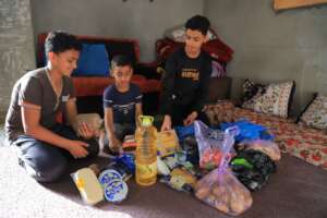 Food supplies meant everything to these families