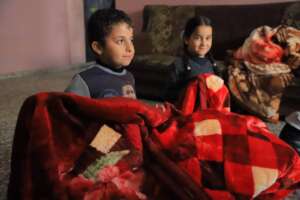 YVS also distributed blankets