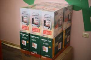 El Amal gave heaters to 100 families