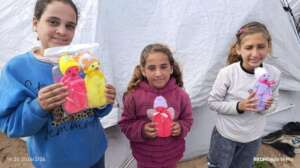 Two locally-crafted stuffed toys for kids