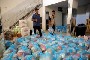 We bought food supplies from trusted local vendor