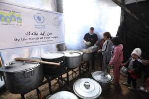 Our NGO partners are cooking for thousands