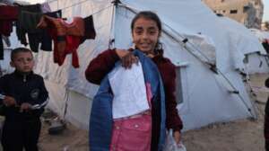 1,120 children in Gaza received clothes in 2025