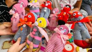 Handmade stuffed toys